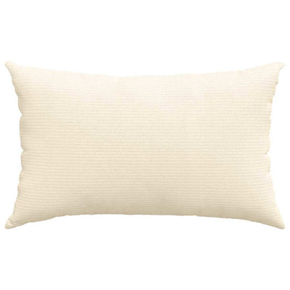 Sofakissen 2 Stück Hellgrau 50 x 30 cm Cordstoff