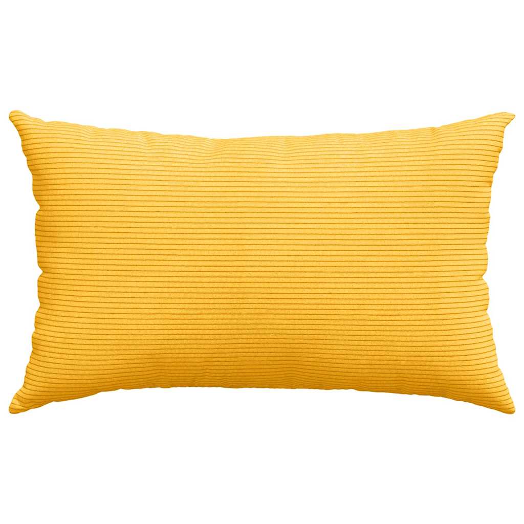 Sofakissen 2 Stück Hellgrau 50 x 30 cm Cordstoff