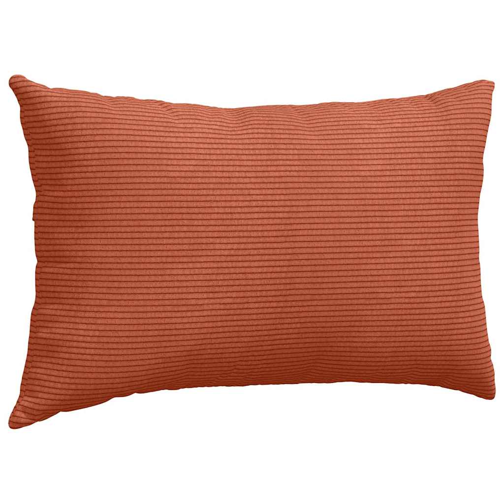 Sofakissen 2 Stück Hellgrau 50 x 30 cm Cordstoff