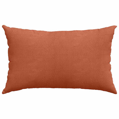 Sofakissen 2 Stück Hellgrau 50 x 30 cm Cordstoff