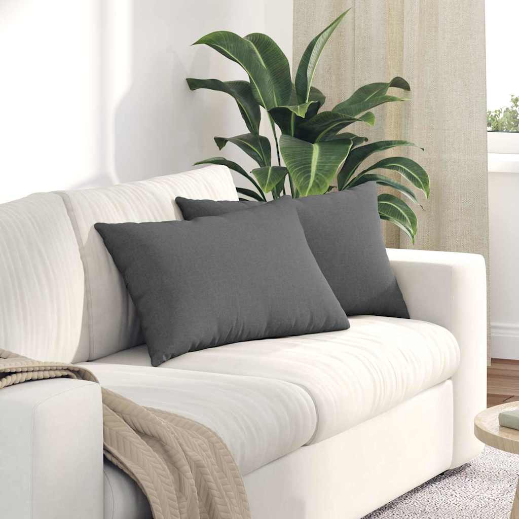 Sofakissen 2 pcs Rosa 60 x 40 cm Stoff