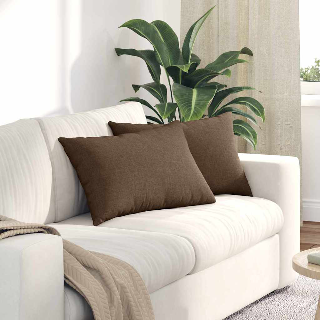 Sofakissen 2 pcs Rosa 60 x 40 cm Stoff