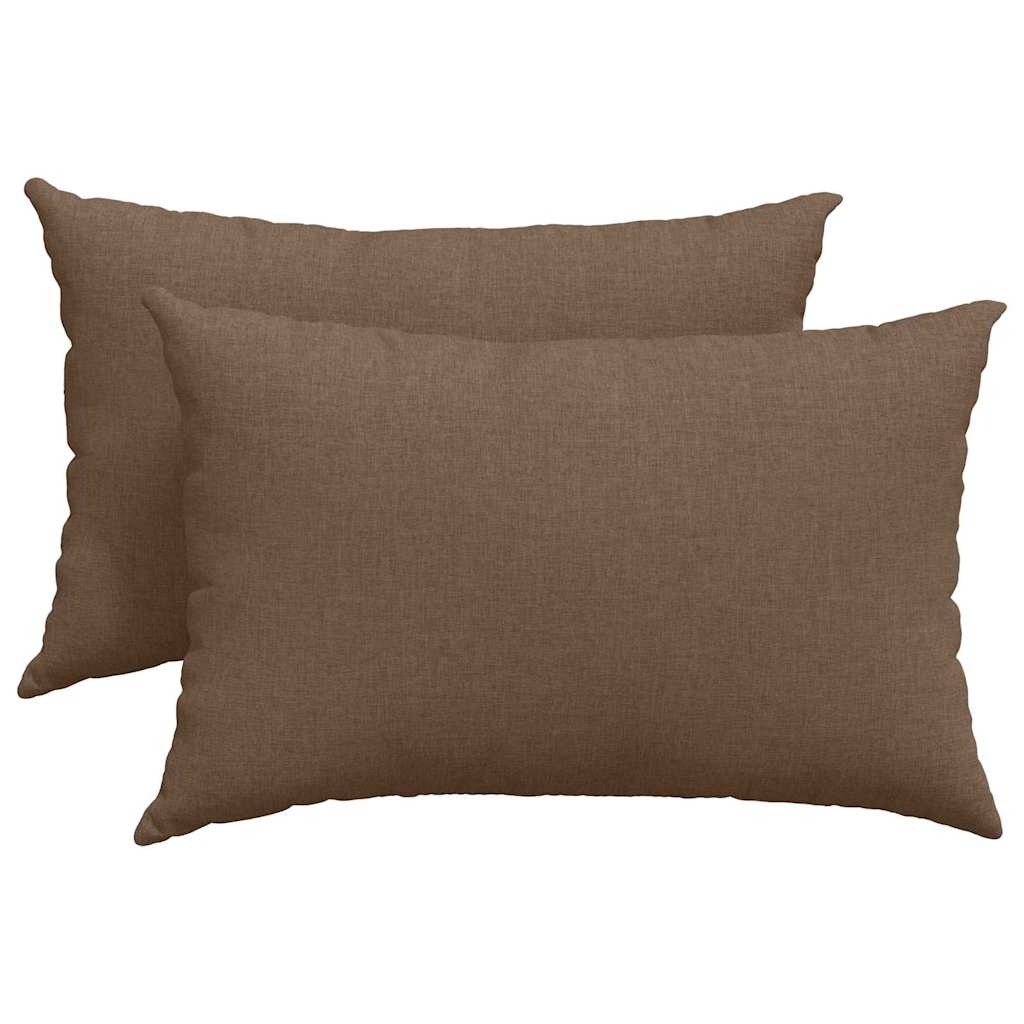 Sofakissen 2 pcs Rosa 60 x 40 cm Stoff