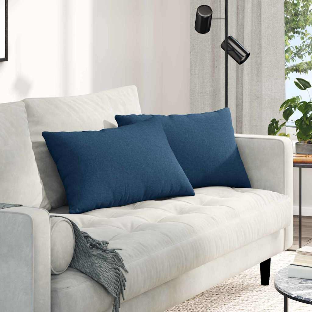 Sofakissen 2 pcs Rosa 60 x 40 cm Stoff