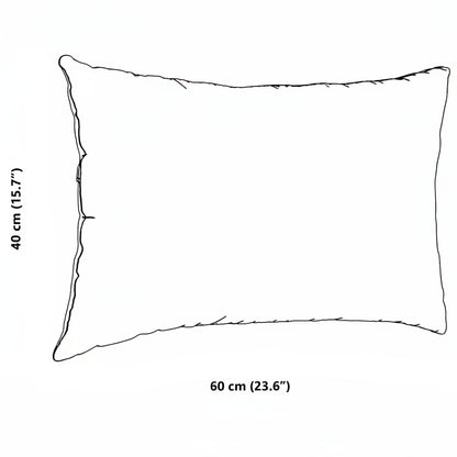Sofakissen 2 Stück Dunkelgrün 60 x 40 cm Cordstoff