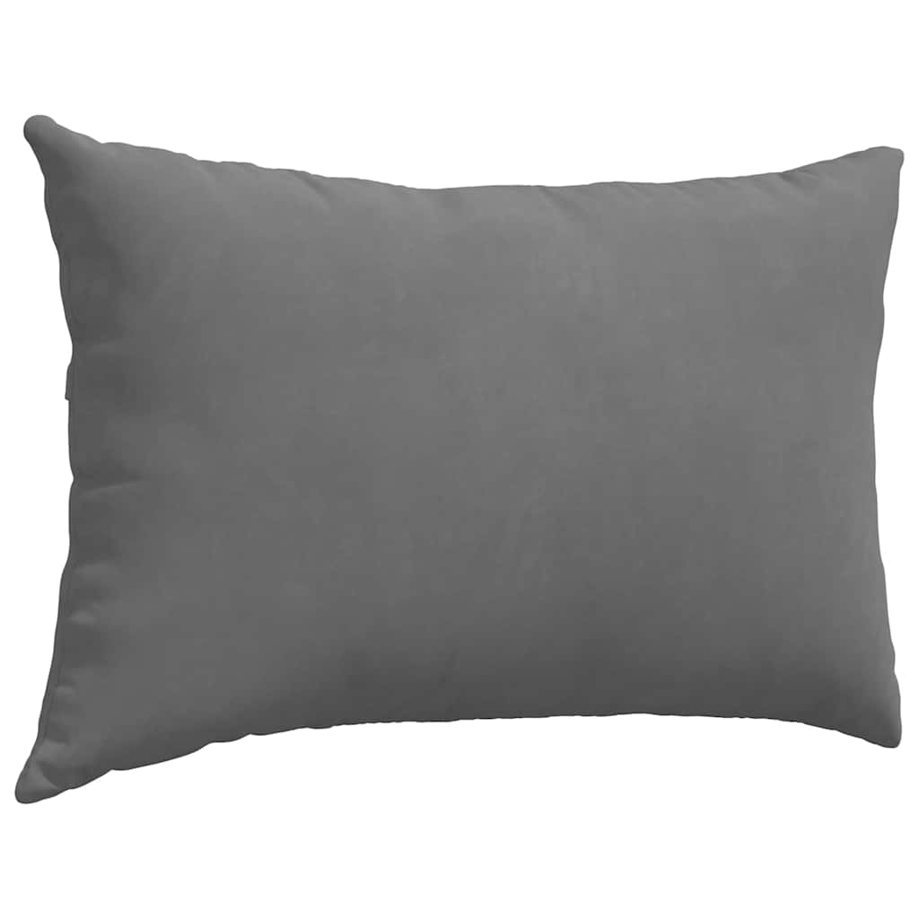 Sofakissen 2 Stück Beige 60 x 40 cm Stoff