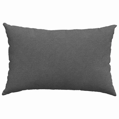 Sofakissen 2 Stück Creme 60 x 40 cm Cordstoff