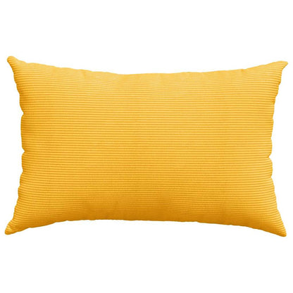 Sofakissen 2 Stück Creme 60 x 40 cm Cordstoff