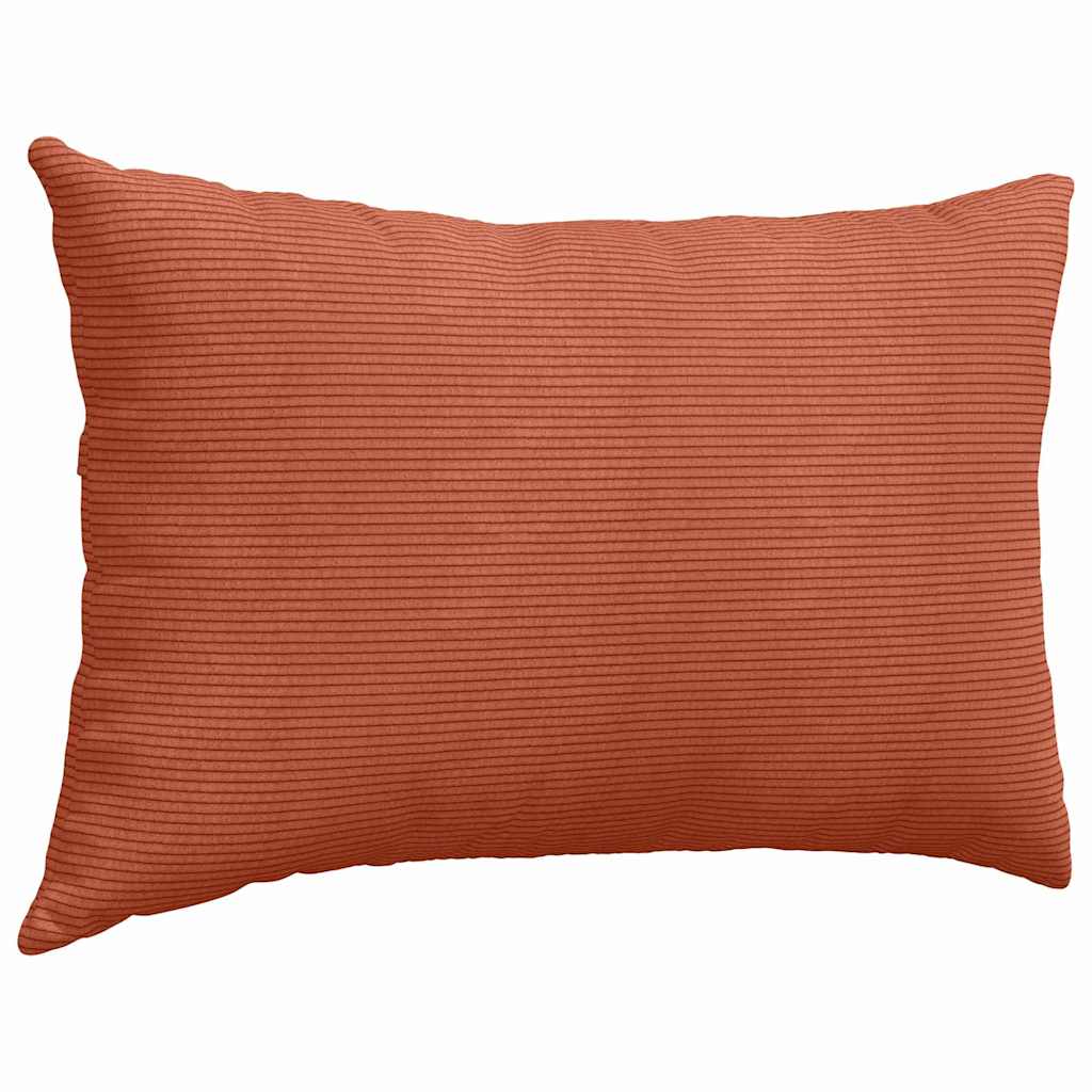 Sofakissen 2 Stück Creme 60 x 40 cm Cordstoff