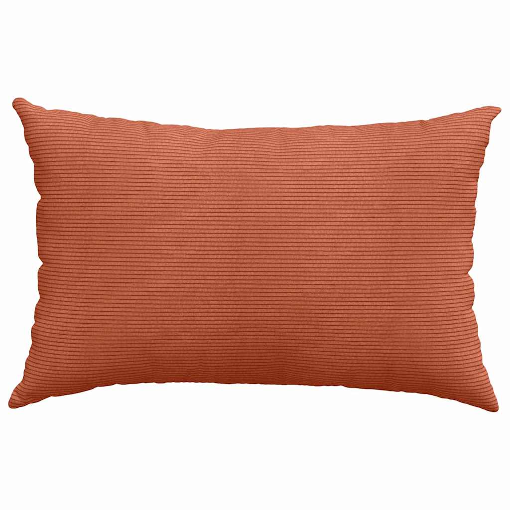 Sofakissen 2 Stück Creme 60 x 40 cm Cordstoff