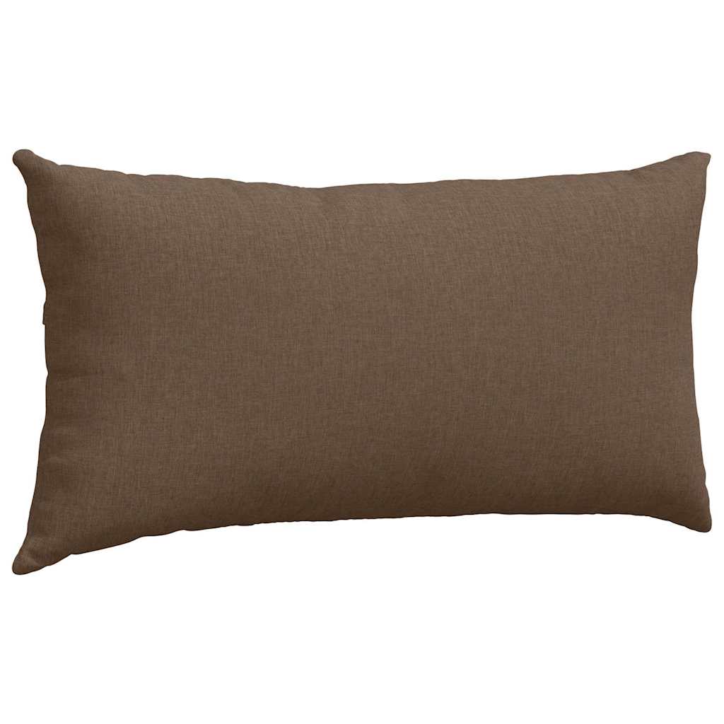 Sofakissen 2 pcs Wolkengrau 80 x 40 cm Stoff