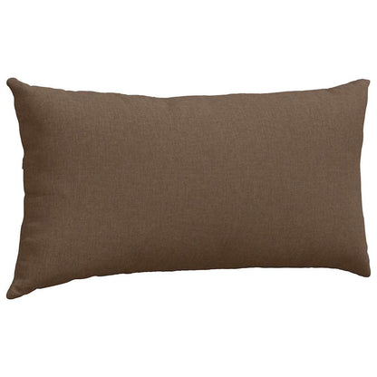 Sofakissen 2 pcs Wolkengrau 80 x 40 cm Stoff