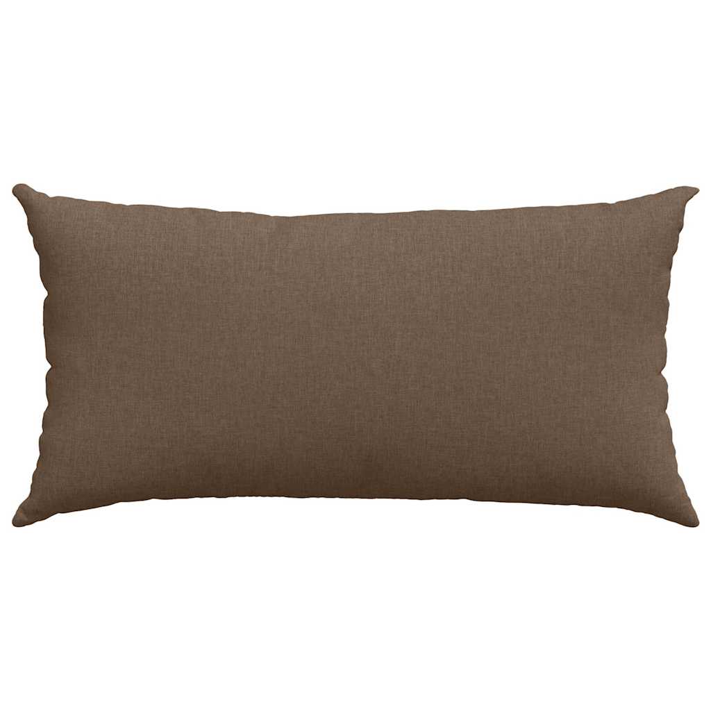 Sofakissen 2 pcs Wolkengrau 80 x 40 cm Stoff