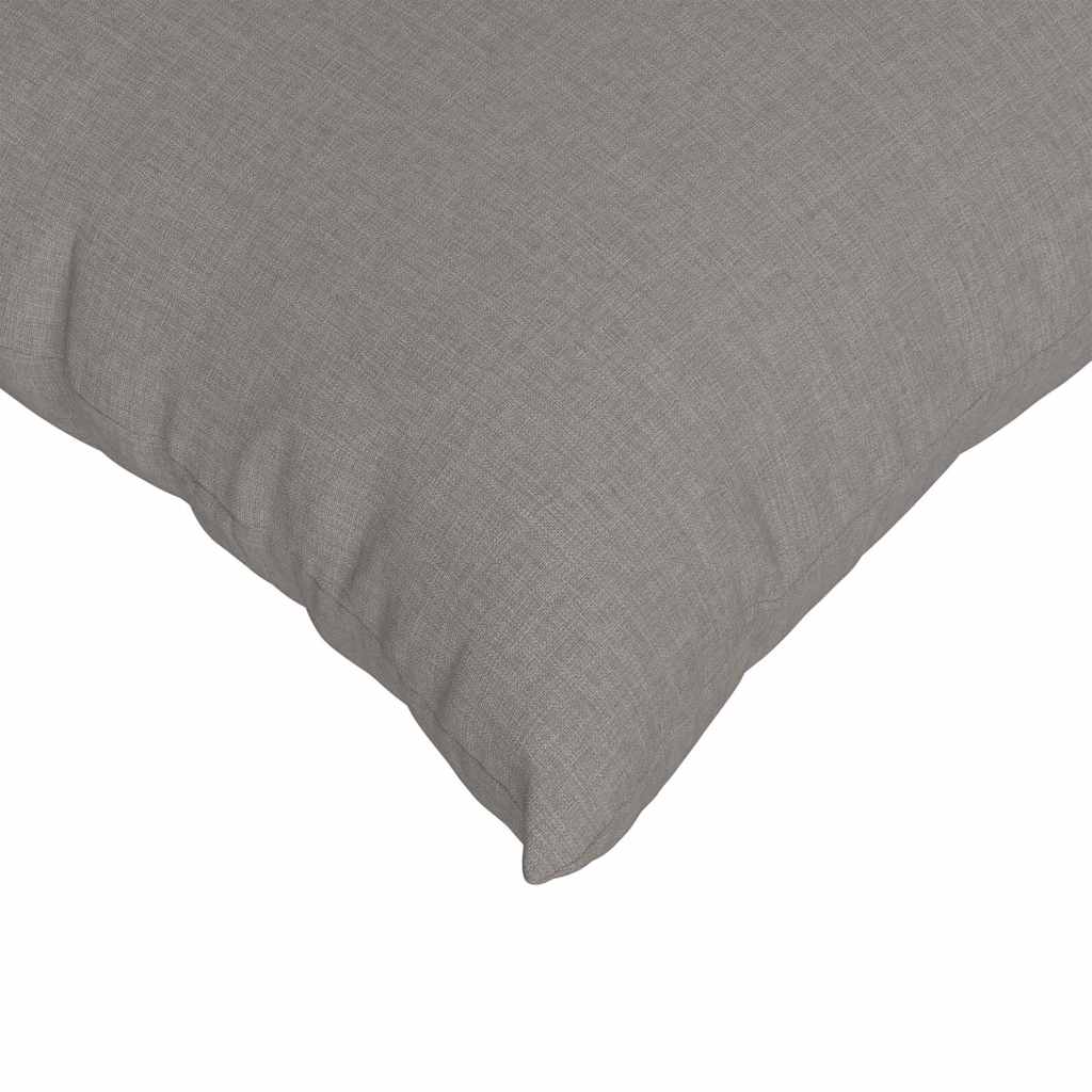Sofakissen 2 pcs Wolkengrau 80 x 40 cm Stoff