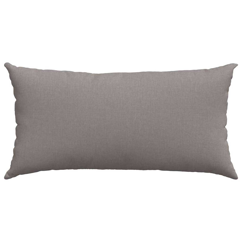 Sofakissen 2 pcs Wolkengrau 80 x 40 cm Stoff