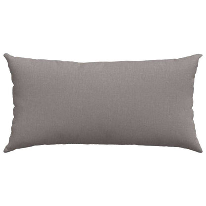 Sofakissen 2 pcs Wolkengrau 80 x 40 cm Stoff