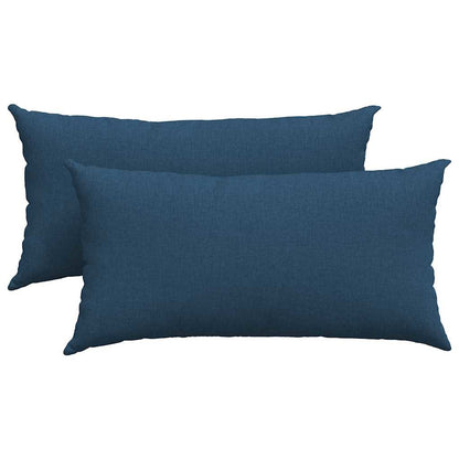 Sofakissen 2 pcs Wolkengrau 80 x 40 cm Stoff