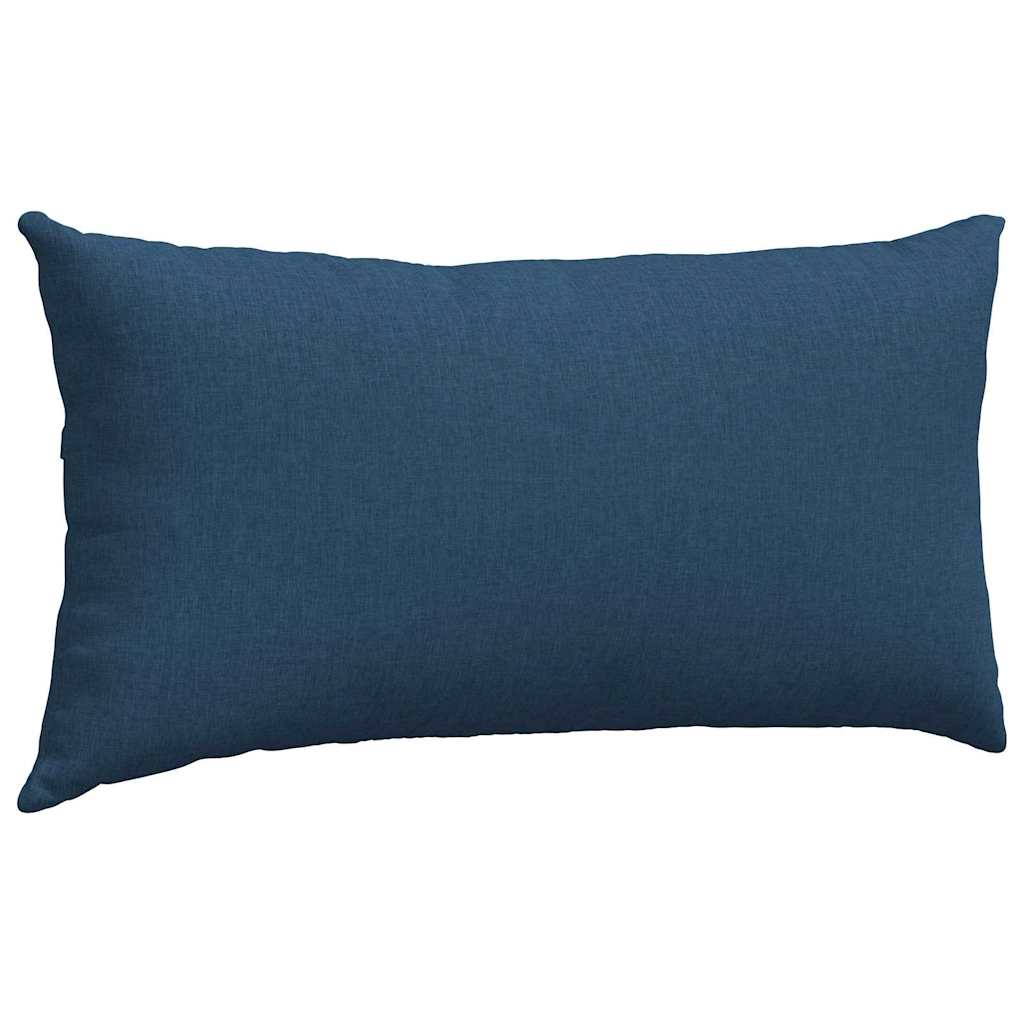 Sofakissen 2 pcs Wolkengrau 80 x 40 cm Stoff