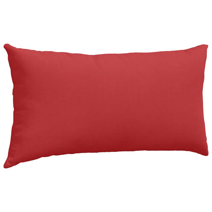 Sofakissen 2 pcs Wolkengrau 80 x 40 cm Stoff