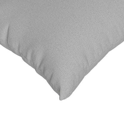 Sofakissen 2 pcs Wolkengrau 80 x 40 cm Stoff