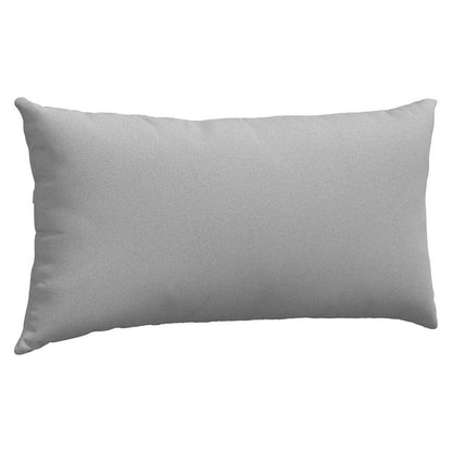 Sofakissen 2 pcs Wolkengrau 80 x 40 cm Stoff