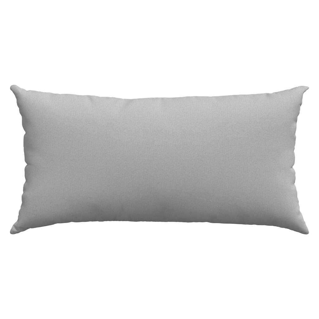 Sofakissen 2 pcs Wolkengrau 80 x 40 cm Stoff