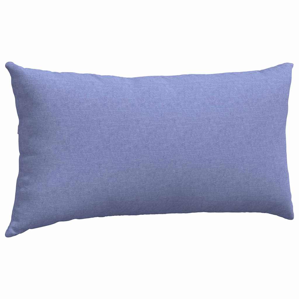 Sofakissen 2 pcs Wolkengrau 80 x 40 cm Stoff