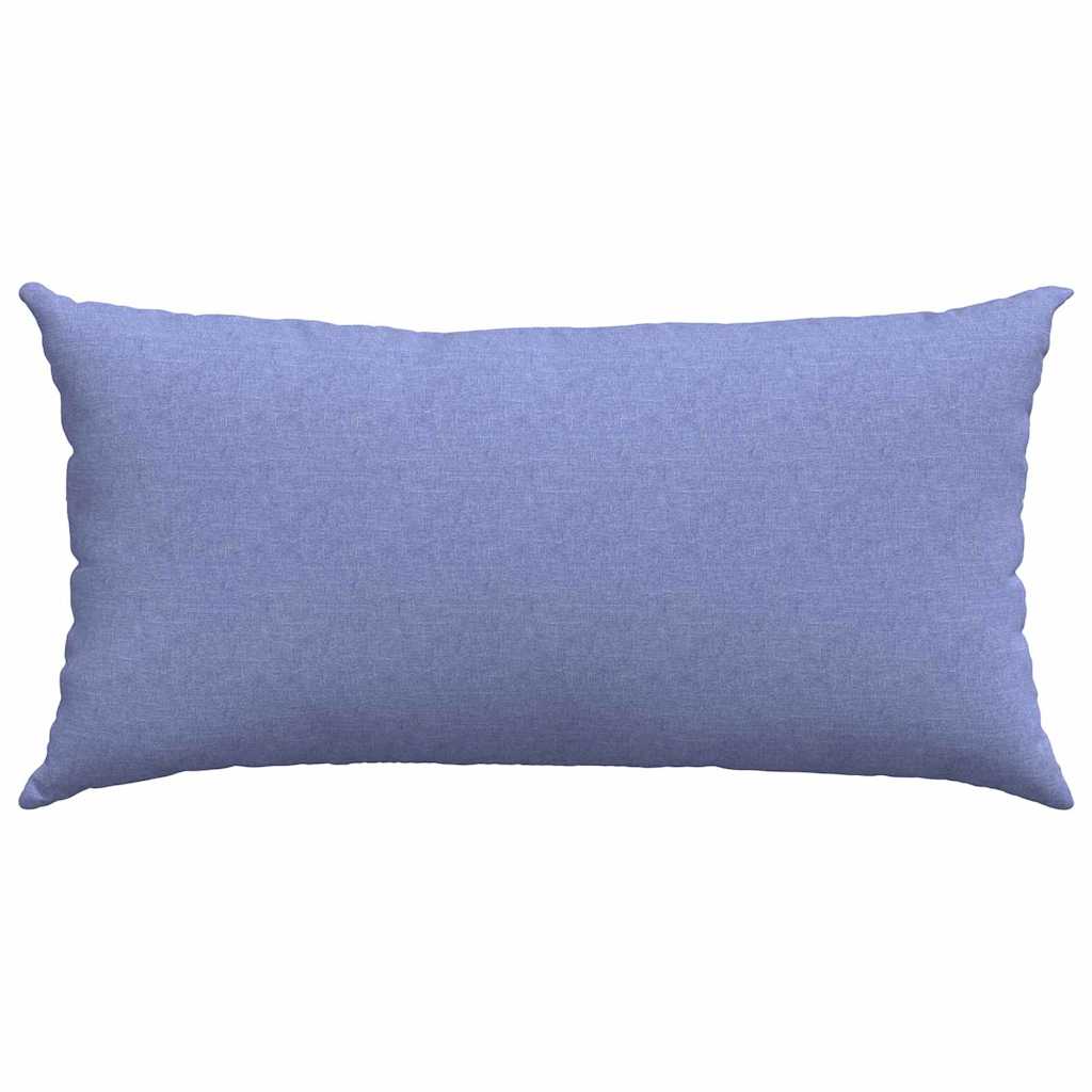 Sofakissen 2 pcs Wolkengrau 80 x 40 cm Stoff