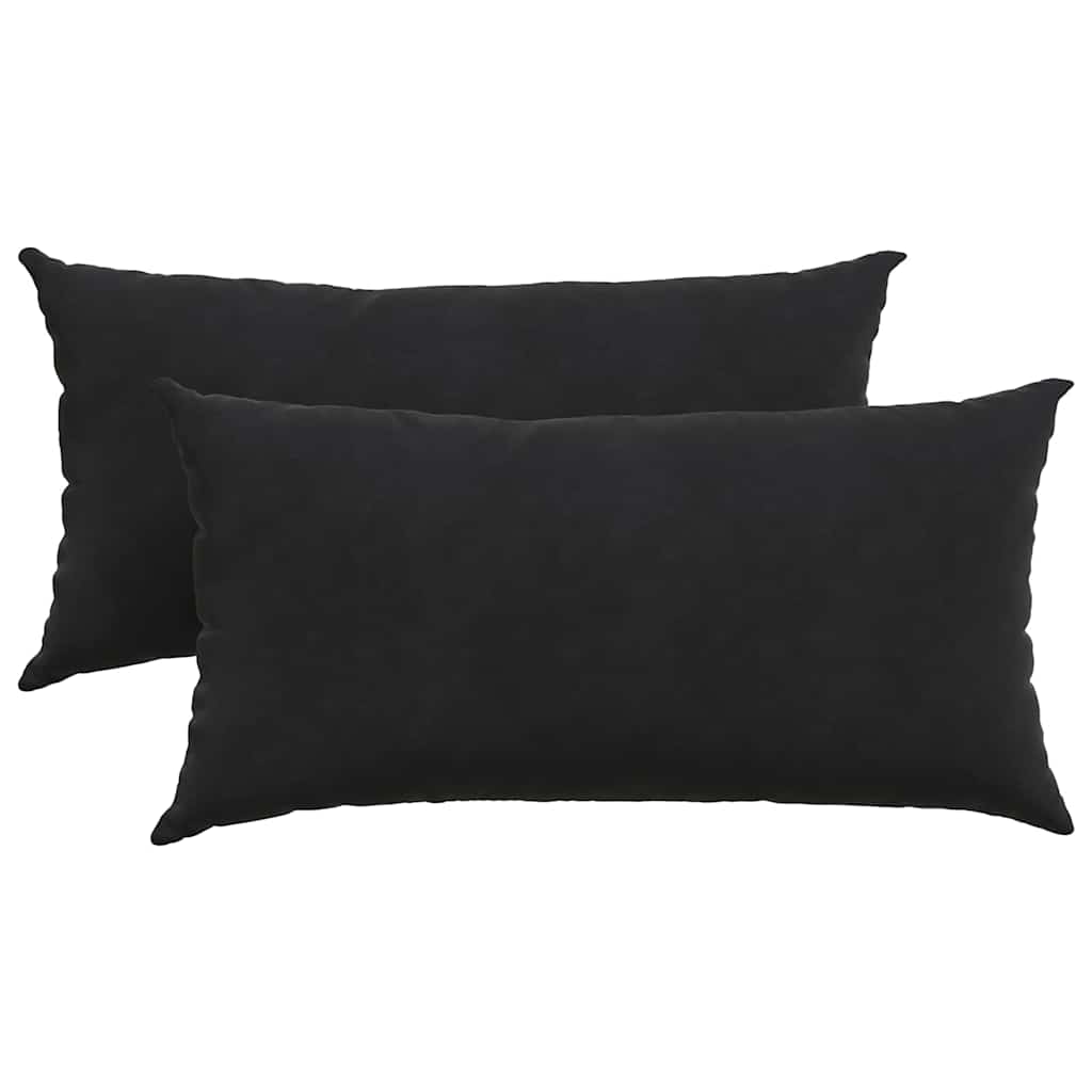 Sofakissen 2 Stück Weinrot 80 x 40 cm Cordstoff