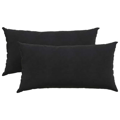 Sofakissen 2 Stück Weinrot 80 x 40 cm Cordstoff