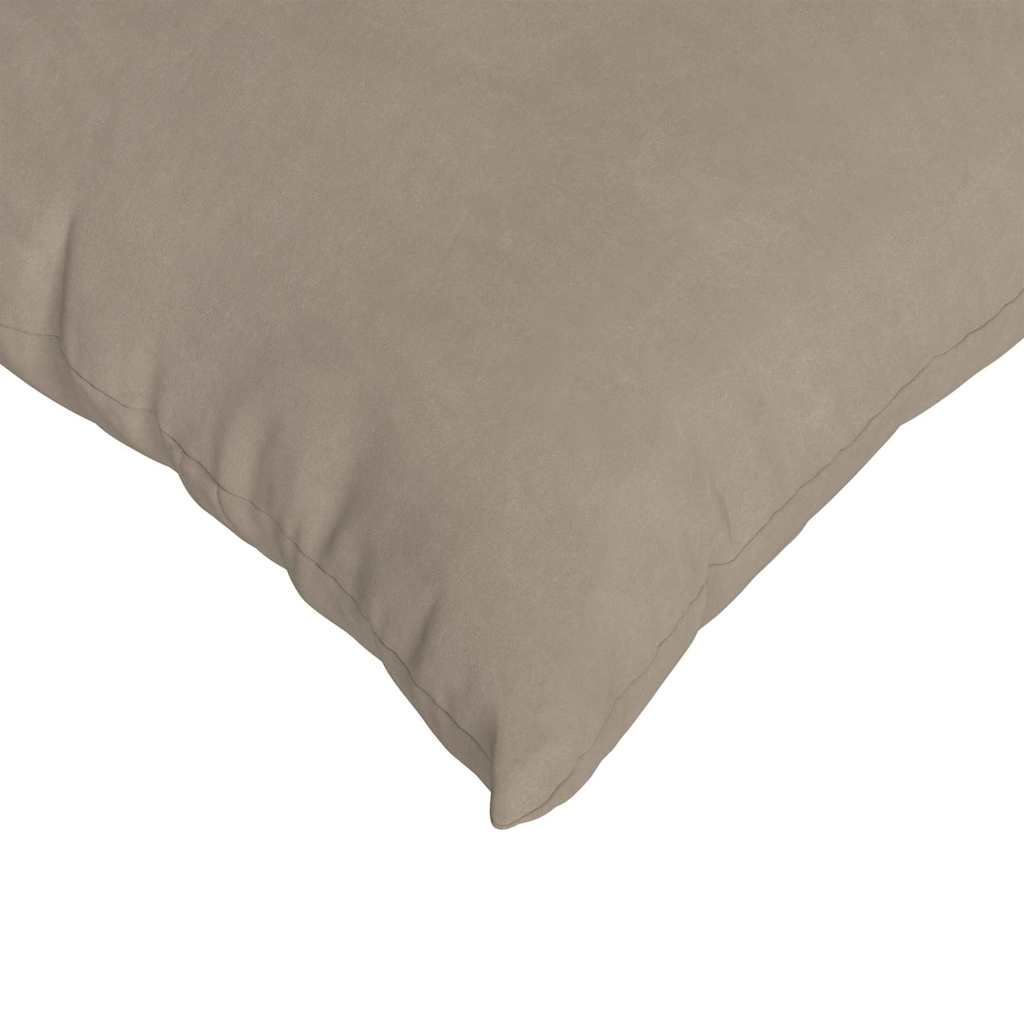 Sofakissen 2 Stück Beige 80 x 40 cm Stoff