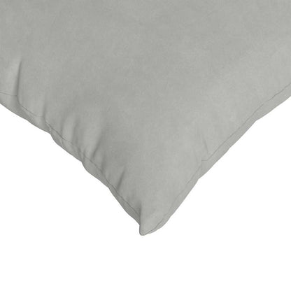 Sofakissen 2 Stück Beige 80 x 40 cm Stoff