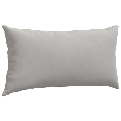 Sofakissen 2 Stück Beige 80 x 40 cm Stoff