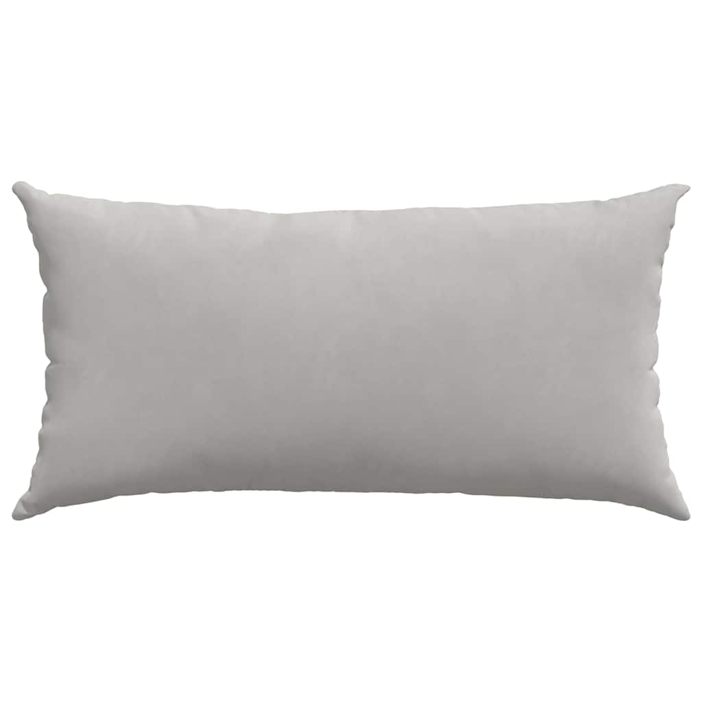 Sofakissen 2 Stück Beige 80 x 40 cm Stoff