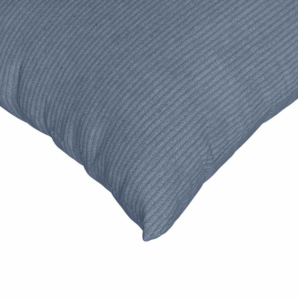 Sofakissen 2 Stück Grau-Grün 80 x 40 cm Cordstoff