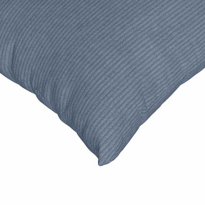Sofakissen 2 Stück Grau-Grün 80 x 40 cm Cordstoff