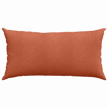 Sofakissen 2 Stück Grau-Grün 80 x 40 cm Cordstoff