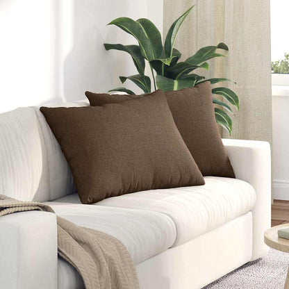 Sofakissen 2 pcs Hellgrün 70 x 50 cm Stoff