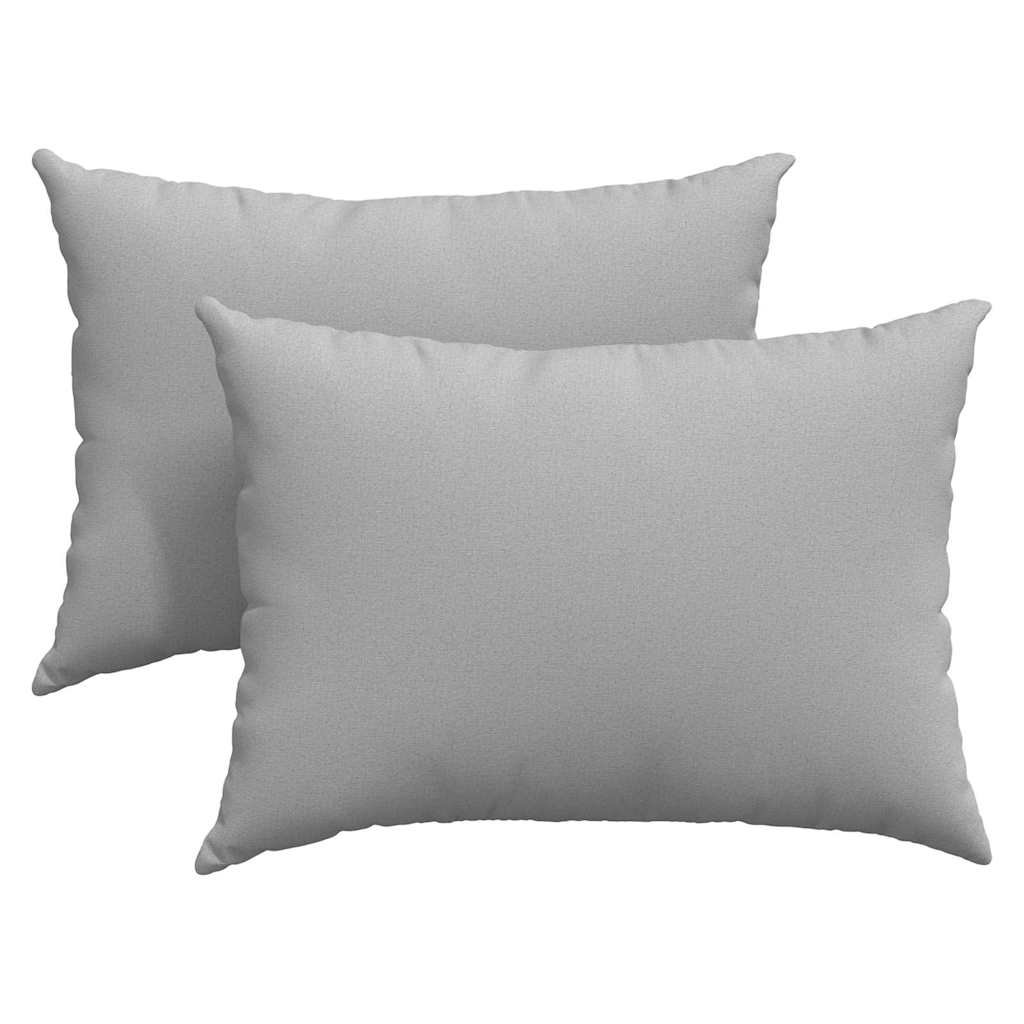 Sofakissen 2 pcs Hellgrün 70 x 50 cm Stoff