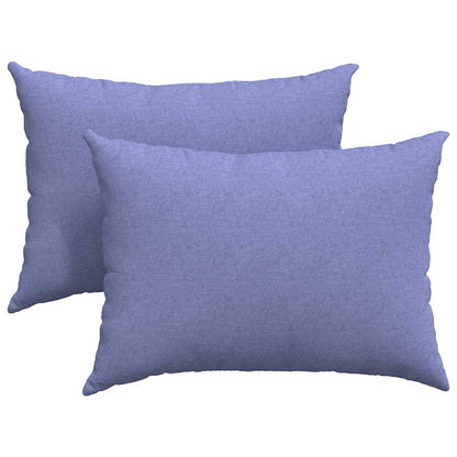 Sofakissen 2 pcs Hellgrün 70 x 50 cm Stoff