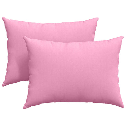 Sofakissen 2 pcs Hellgrün 70 x 50 cm Stoff