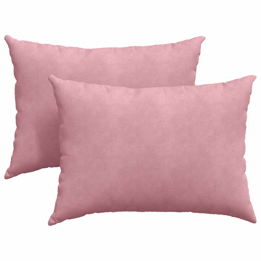 Sofakissen 2 Stück Weinrot 70 x 50 cm Cordstoff
