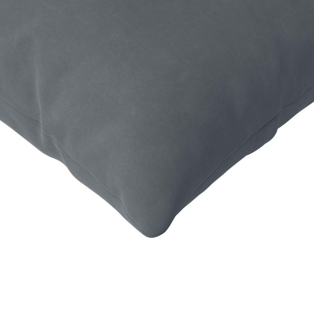 Sofakissen 2 Stück Schwarz 120 x 40 cm Cordstoff