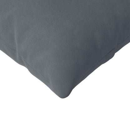 Sofakissen 2 Stück Schwarz 120 x 40 cm Cordstoff