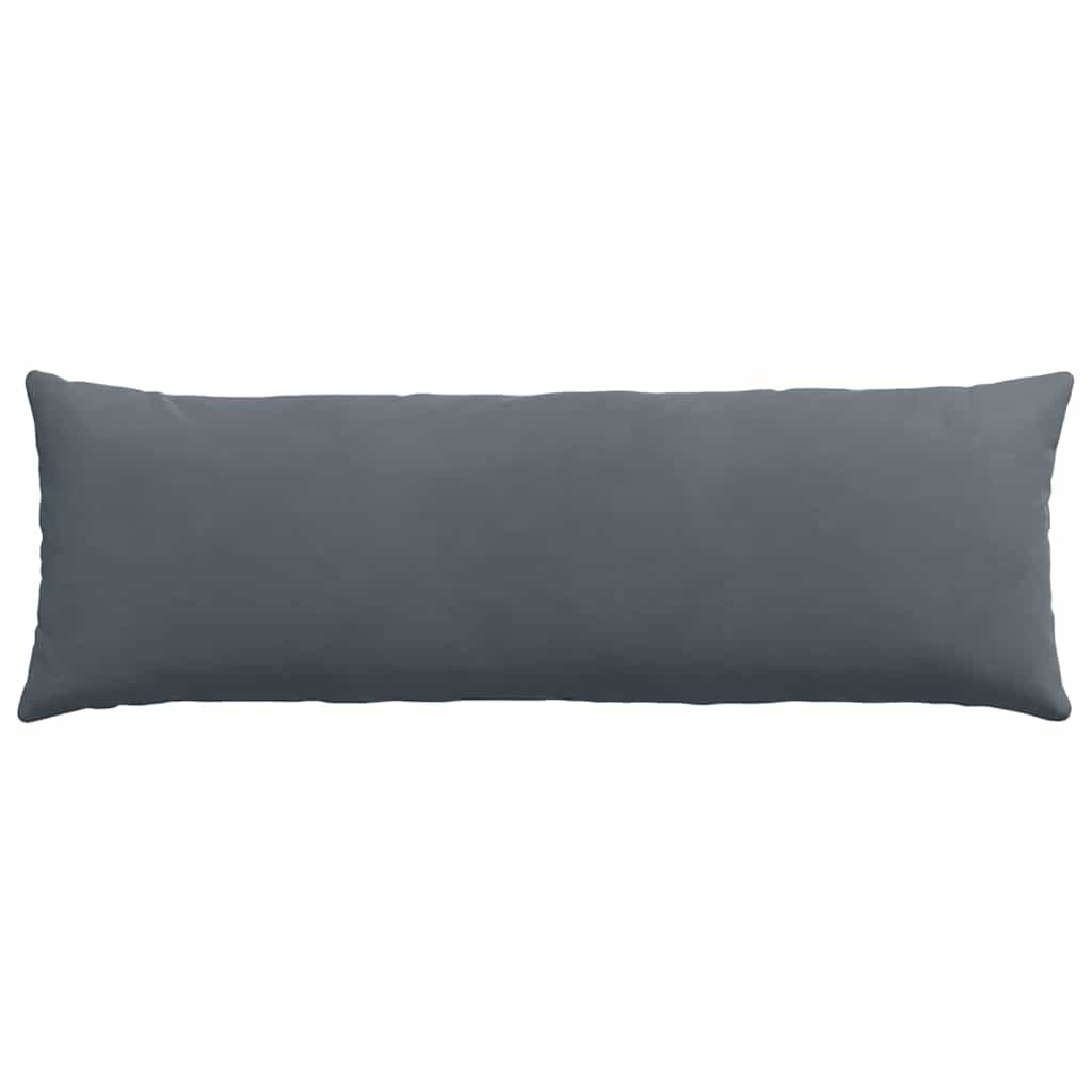 Sofakissen 2 Stück Schwarz 120 x 40 cm Cordstoff