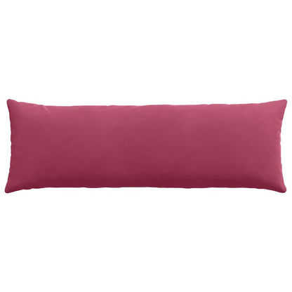 Sofakissen 2 Stück Schwarz 120 x 40 cm Cordstoff