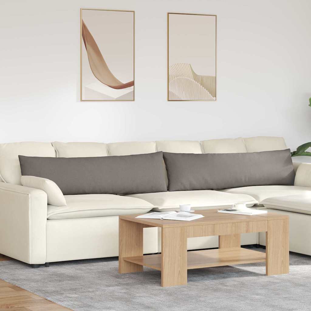Sofakissen 2 pcs Rot 145 x 40 cm Stoff