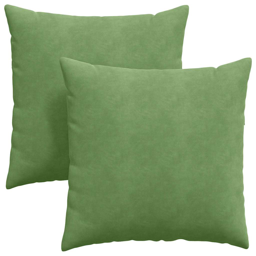 Sofakissen 2 Stück Polizeiblau 80 x 80 cm Cordstoff