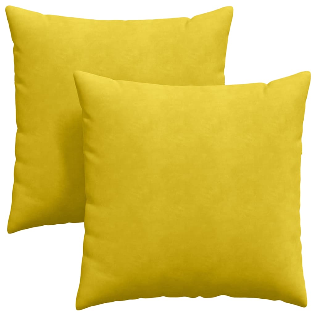 Sofakissen 2 Stück Polizeiblau 80 x 80 cm Cordstoff