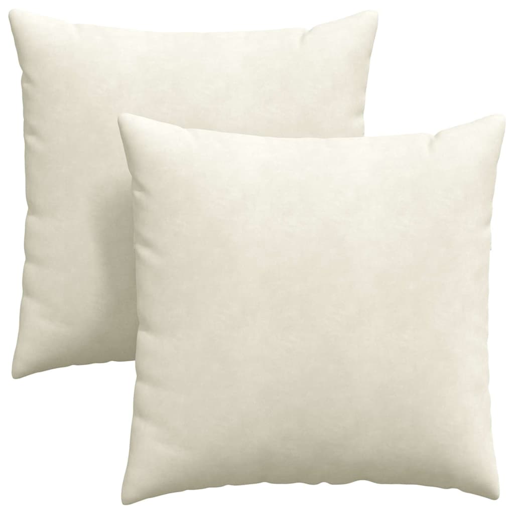 Sofakissen 2 Stück Polizeiblau 80 x 80 cm Cordstoff